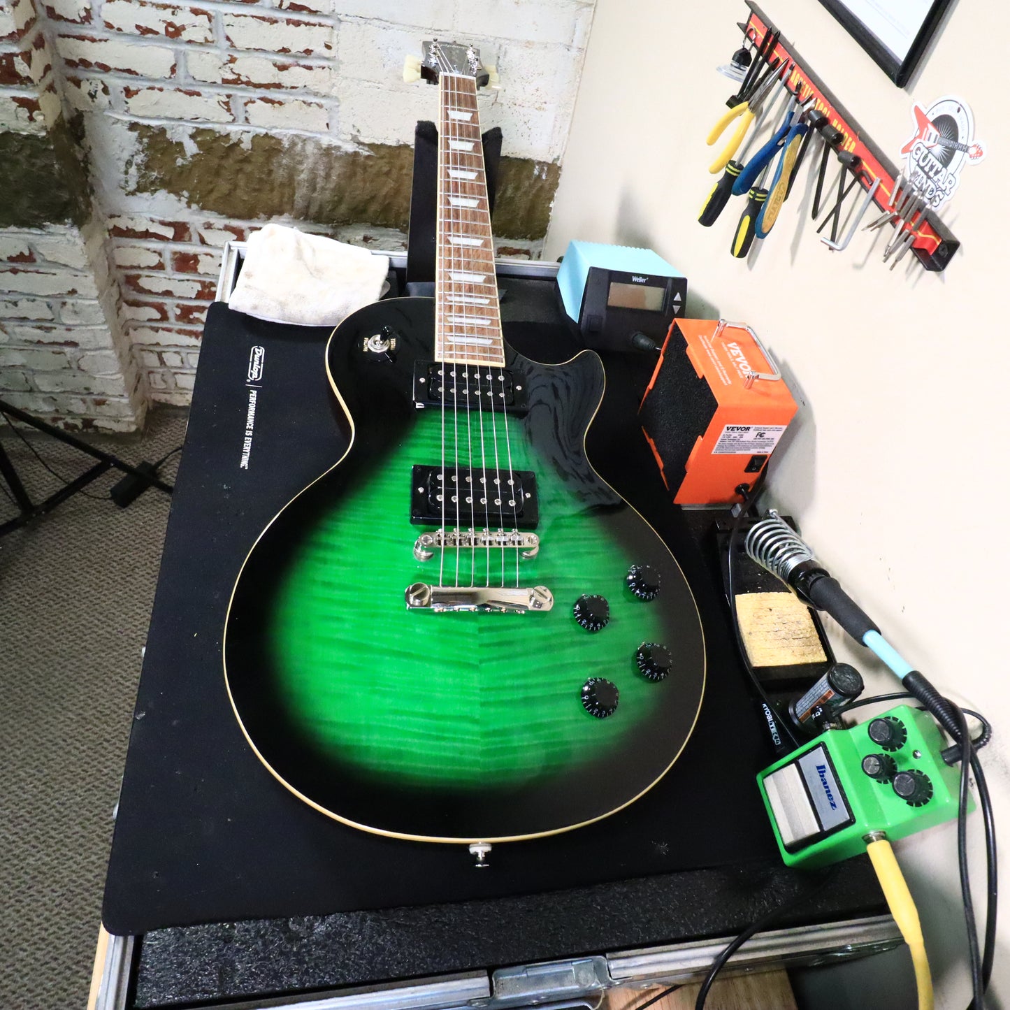 2022 Epiphone Slash Les Paul Limited Edition Green Anaconda Burst