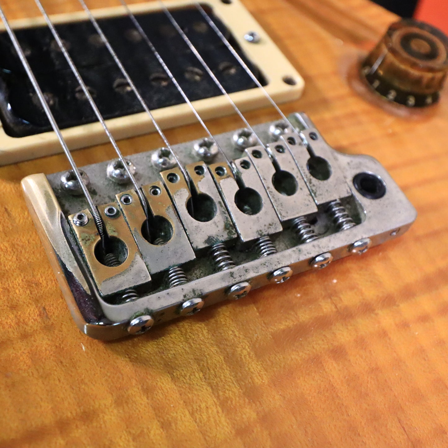 1997 Paul Reed Smith PRS Custom 24 10 Top Vintage Yellow Flame Top
