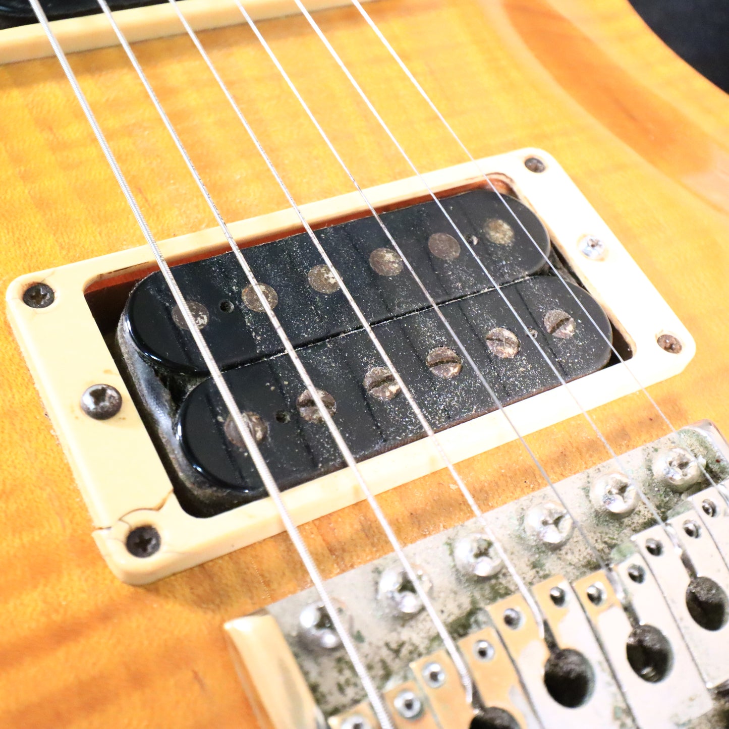 1997 Paul Reed Smith PRS Custom 24 10 Top Vintage Yellow Flame Top