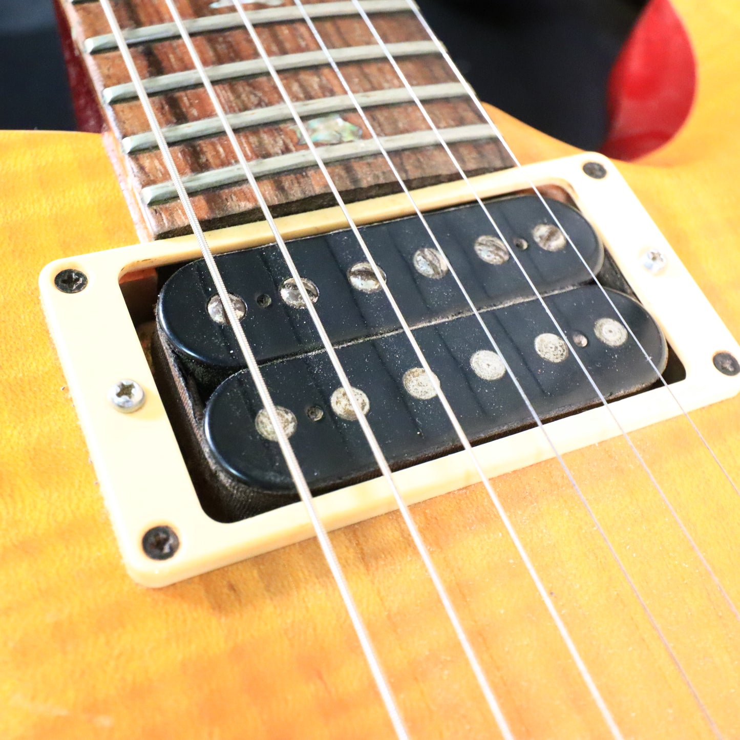 1997 Paul Reed Smith PRS Custom 24 10 Top Vintage Yellow Flame Top