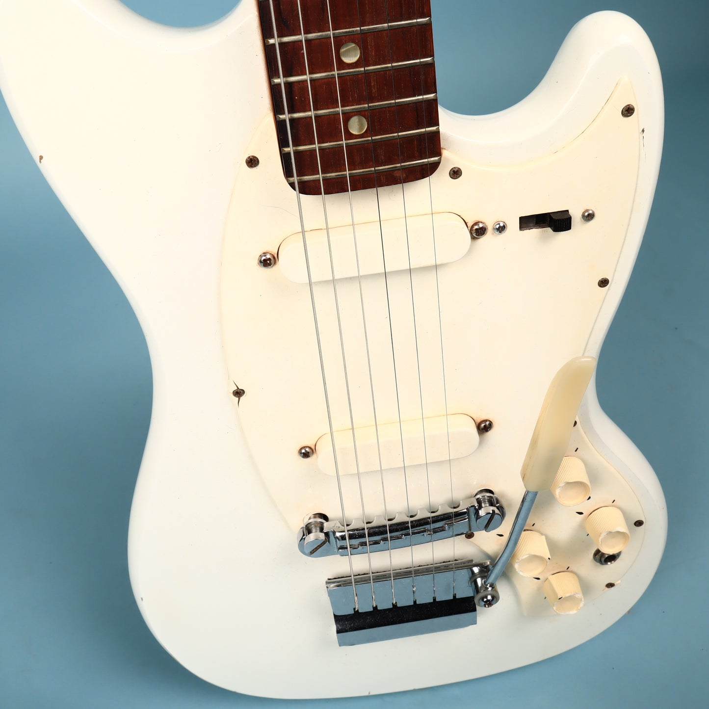 1960s Vintage Kalamazoo USA KG-2 Electric Guitar White