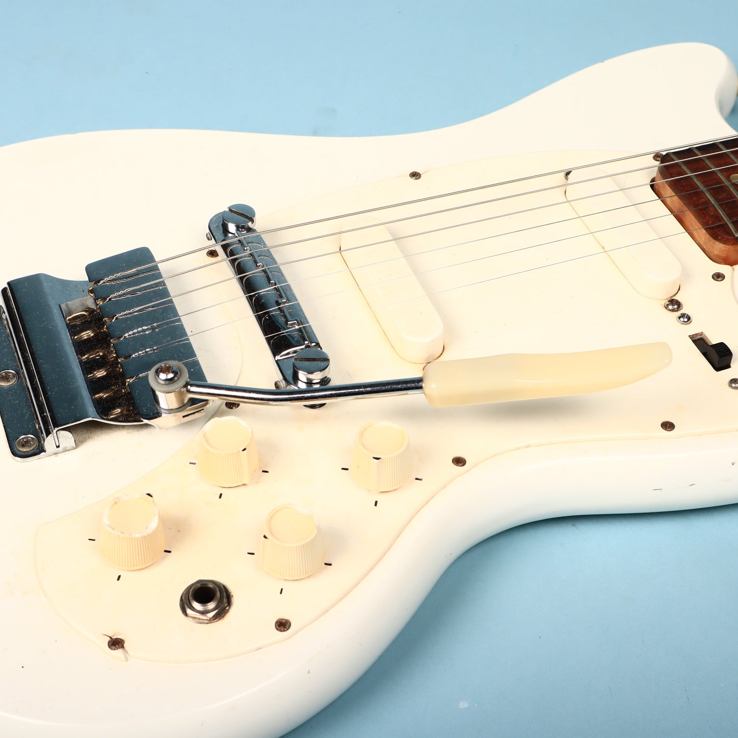 1960s Vintage Kalamazoo USA KG-2 Electric Guitar White