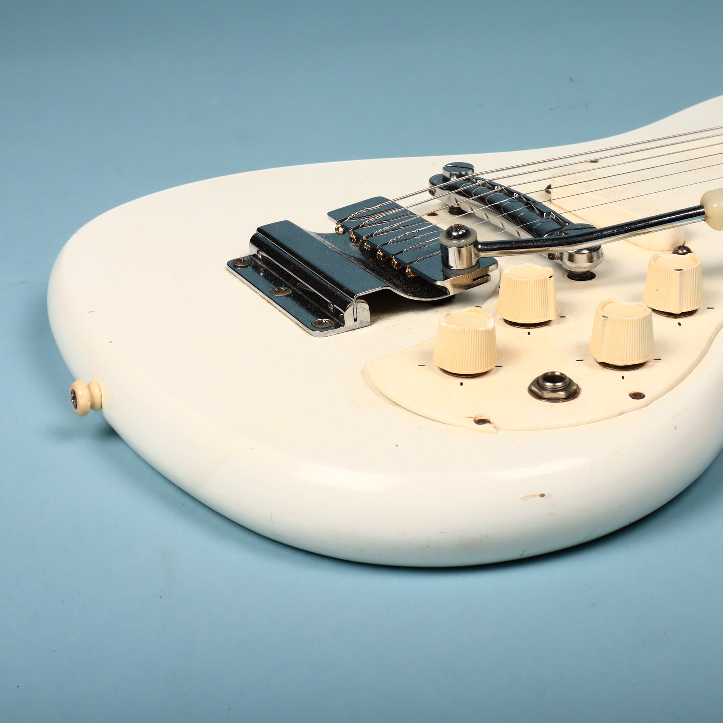 1960s Vintage Kalamazoo USA KG-2 Electric Guitar White