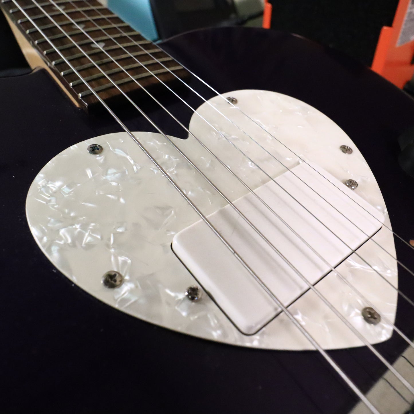 Genuine Daisy Rock Heartbreaker Purple Heart Electric Guitar