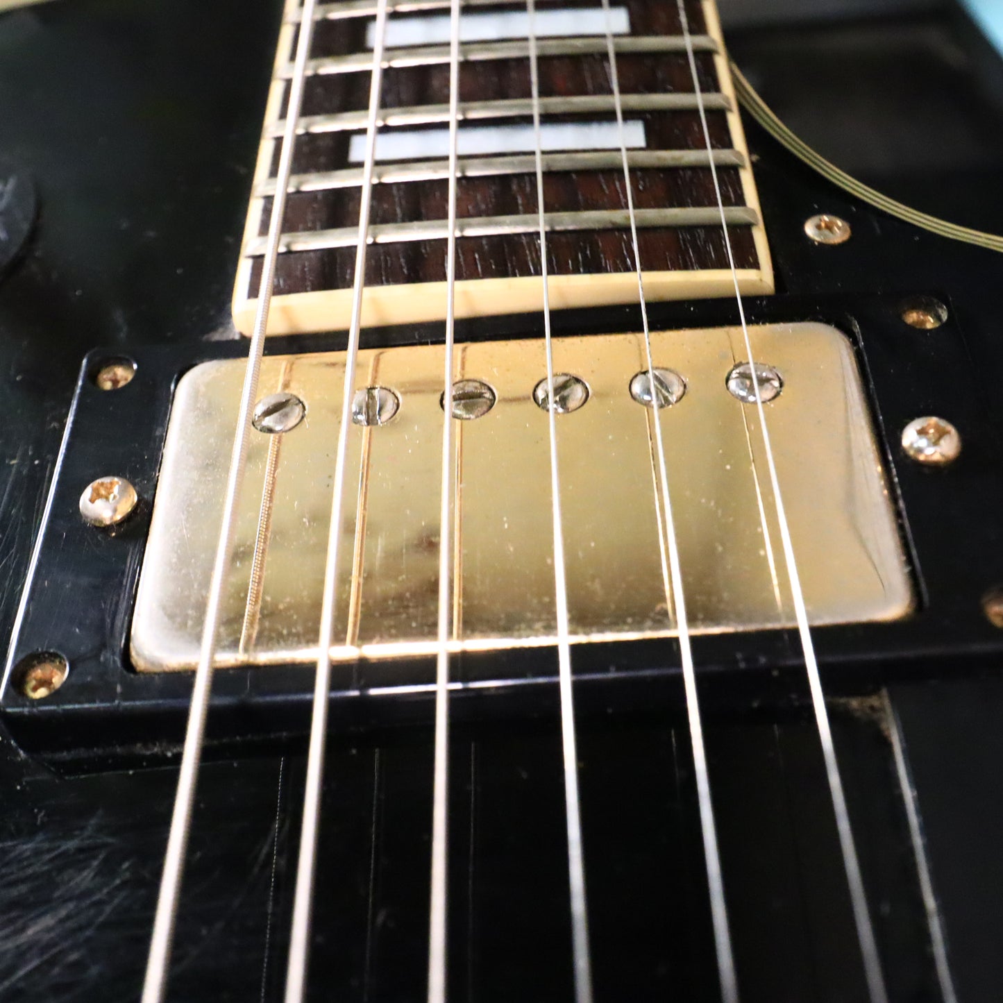 1989 Epiphone Les Paul Custom LPC-80 Open Book Ebony 1st Year