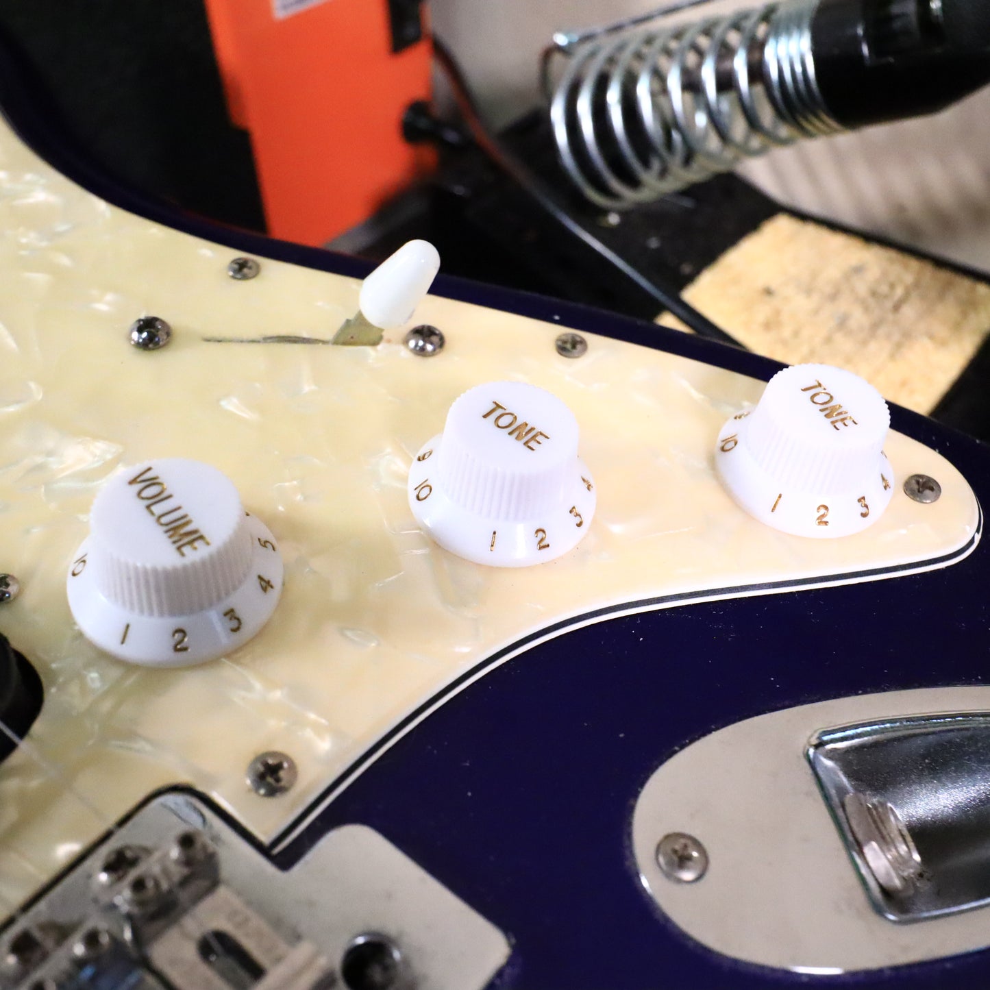 2000 Fender Stratocaster Mexico HSS Fat Strat Midnight Blue Purple