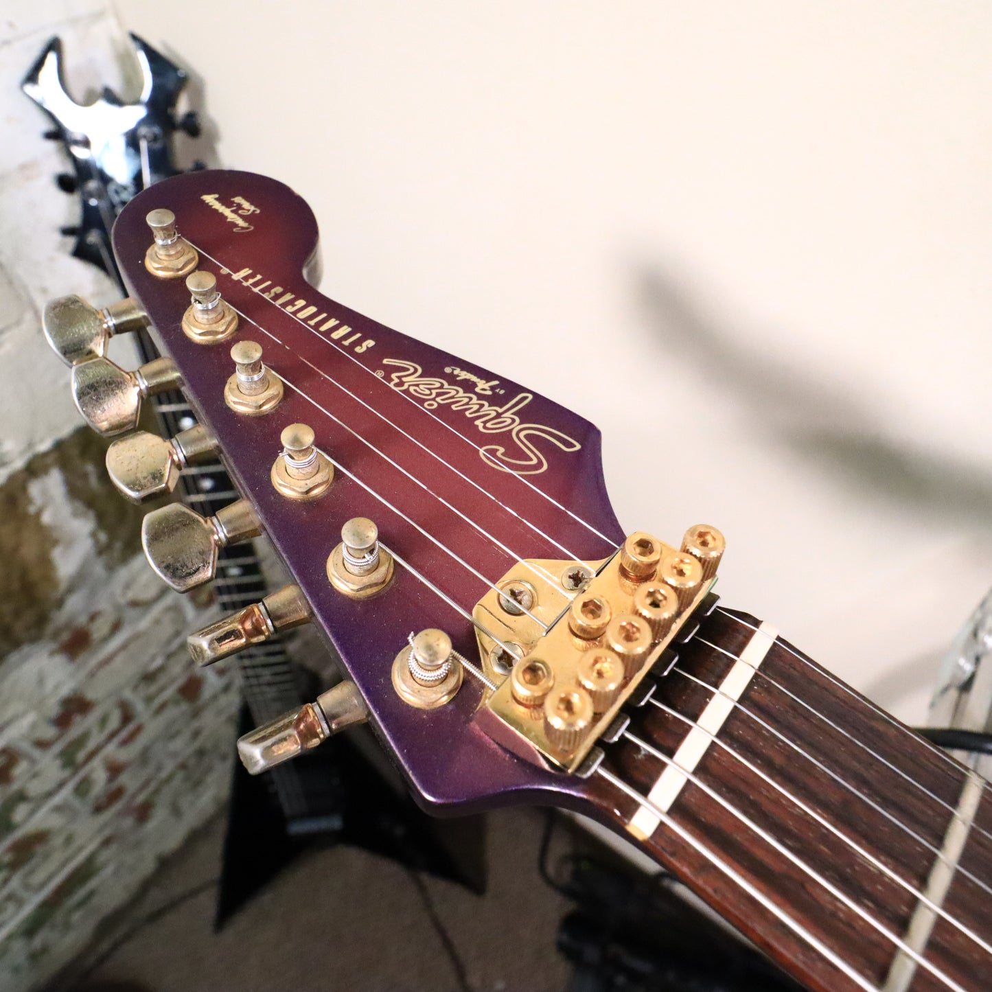 1983 Squier by Fender Contemporary JAV Royal Violet Purple ST852