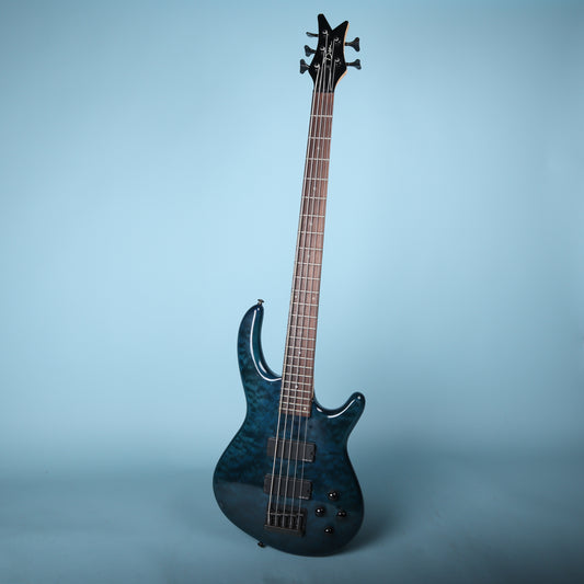 Dean Edge Q5 Quilt 5-string Electric Bass Guitar MIK