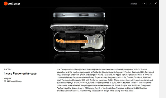 1 of 1 Fender Custom Shop InCase Case Stratocaster Telecaster InCase