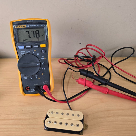 Vintage 1980s DiMarzio DP103 PAF Humbucker Pickup - Cream Neck