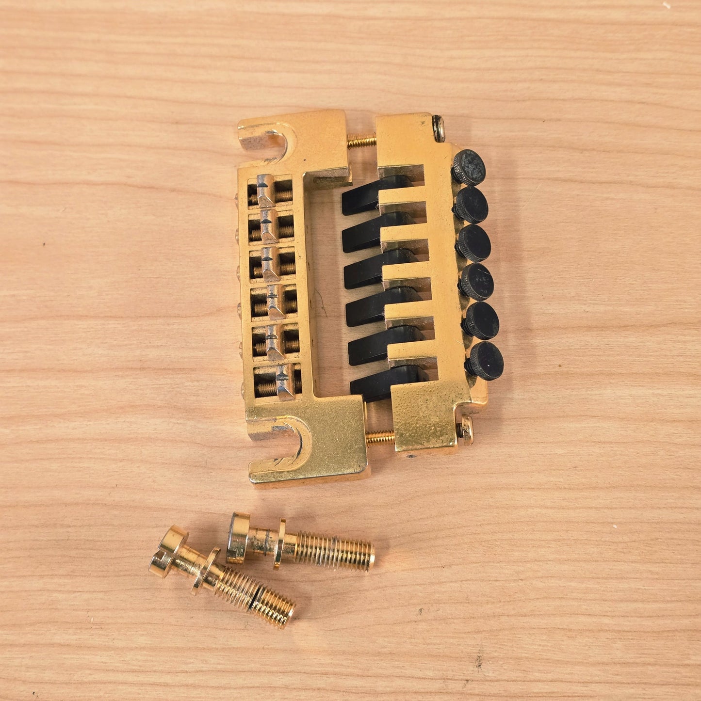 RARE Schaller 456 Gibson LP SG Fine Tuning Bridge Tailpiece Gold Iommi Old Boy