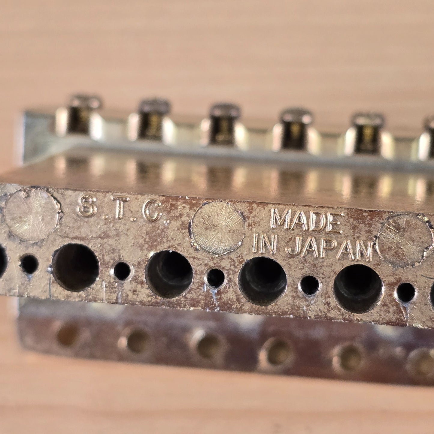 Vintage Japan S.T.C Strat Tremolo Bridge Ibanez Greco Tokai Fernandes GOLD 70s