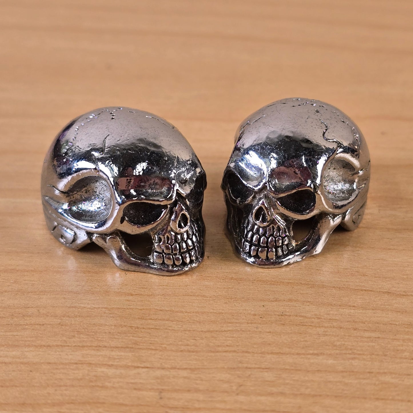 Q-Parts Jumbo Skull Knob I Chrome QP-JS1C