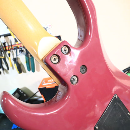 Westone Japan Superstrat in Magenta Reverse Headstock