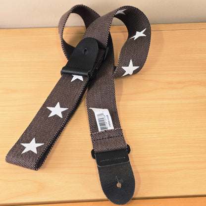 Perri's Leathers CWS20-6528 2" Polyester Guitar Strap - White Stars