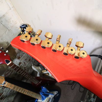 2011 Marchione Neck-Through Electric Guitar Transparent Red