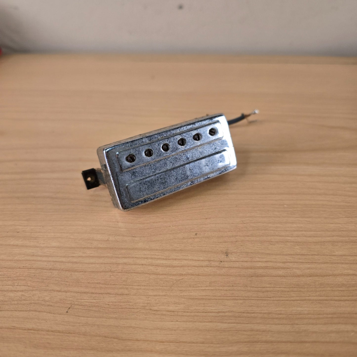 1970's Vintage Guild Anti-Hum LB-1 Little Bucker Bridge Pickup Chrome