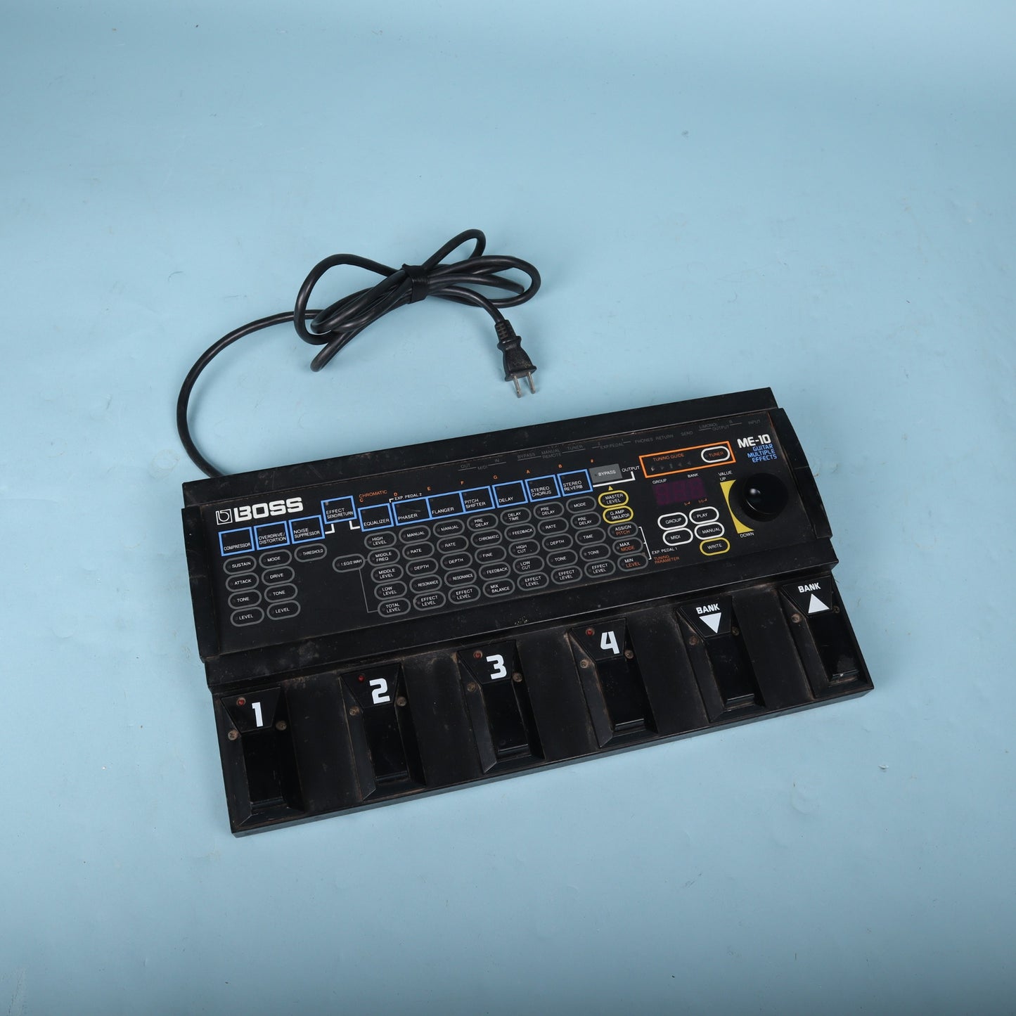 Vintage 1994 Boss ME-10 Guitar Multiple Effects Pedal Made in Japan