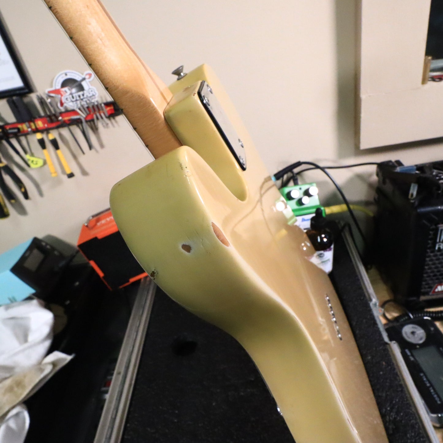 Vintage 1973 Fender Telecaster Electric Guitar Blonde Finish Maple