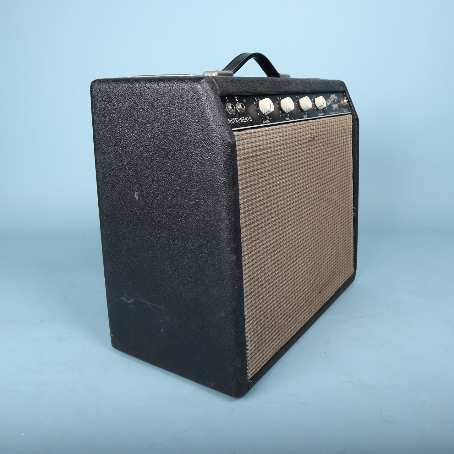 1964 Vintage Fender Princeton 6G2 Tuxedo Tube Combo Amp