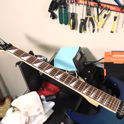 Jackson DK2 Dinky Transparent Blue Burst Seymour Duncan Floyd Rose