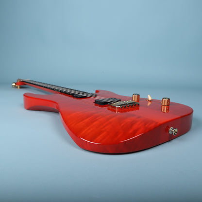 2011 Marchione Neck-Through Electric Guitar Transparent Red