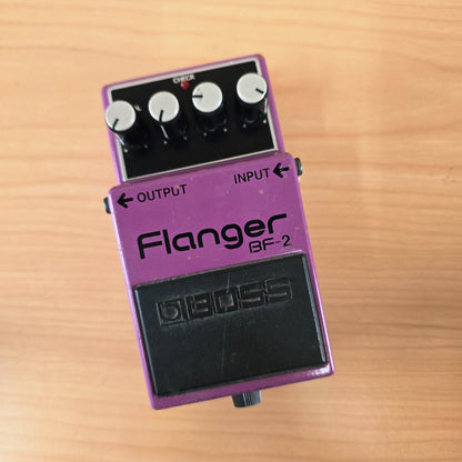 1990 Boss BF-2 Flanger Pedal Made in Taiwan ***Green Label***