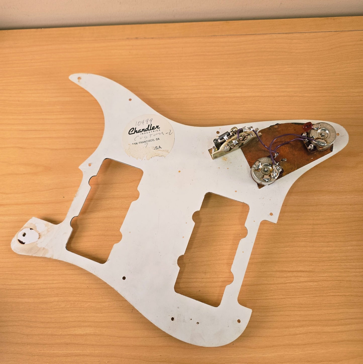 Chandler USA Left-Handed Custom Pickguard with Jazzmaster Pickup Route