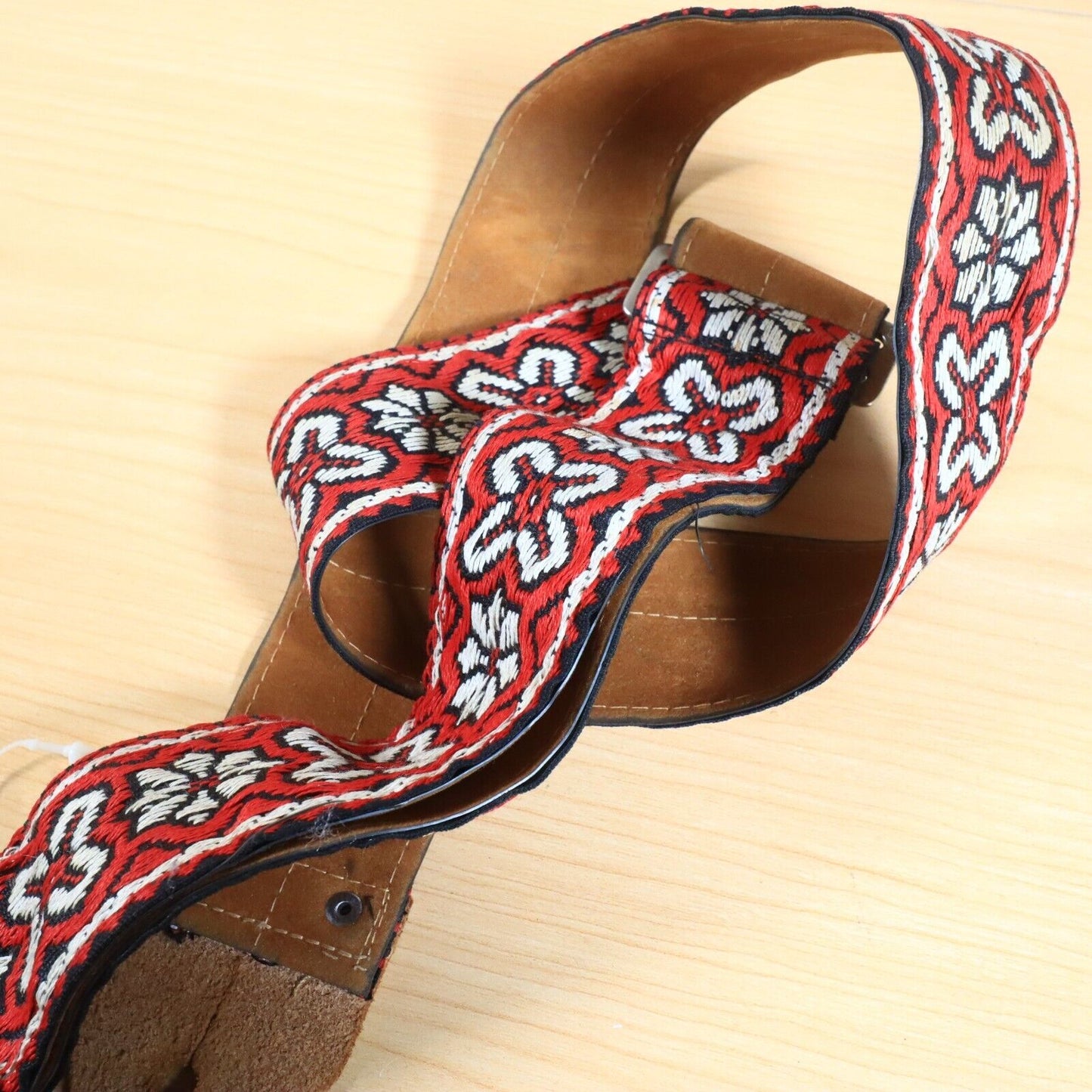 Vtg Kent Hippie Hootenanny Woven Guitar Strap Made in Japan