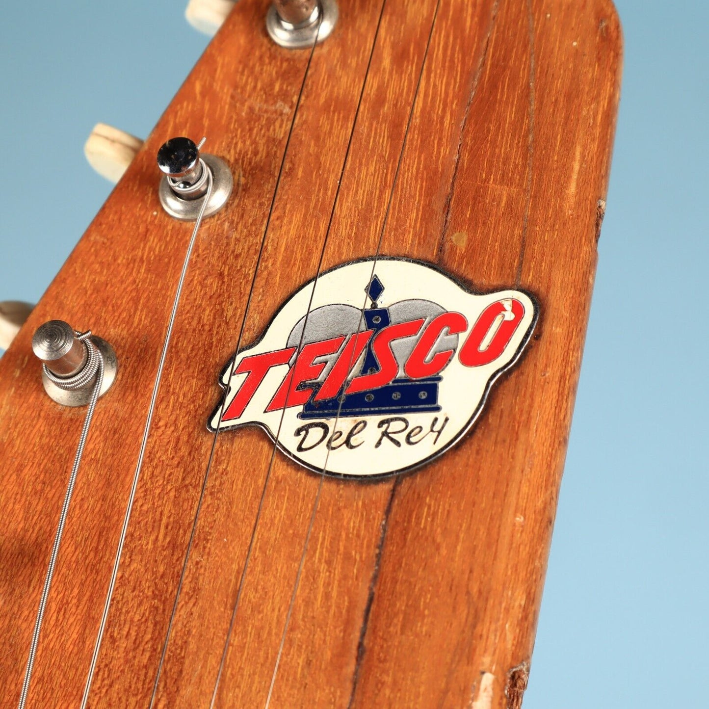 Vintage Teisco Del Rey WG-4L 4 Pickup Silvertone Eddie Van Halen's 1st Guitar