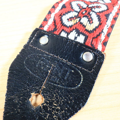 Vtg Kent Hippie Hootenanny Woven Guitar Strap Made in Japan