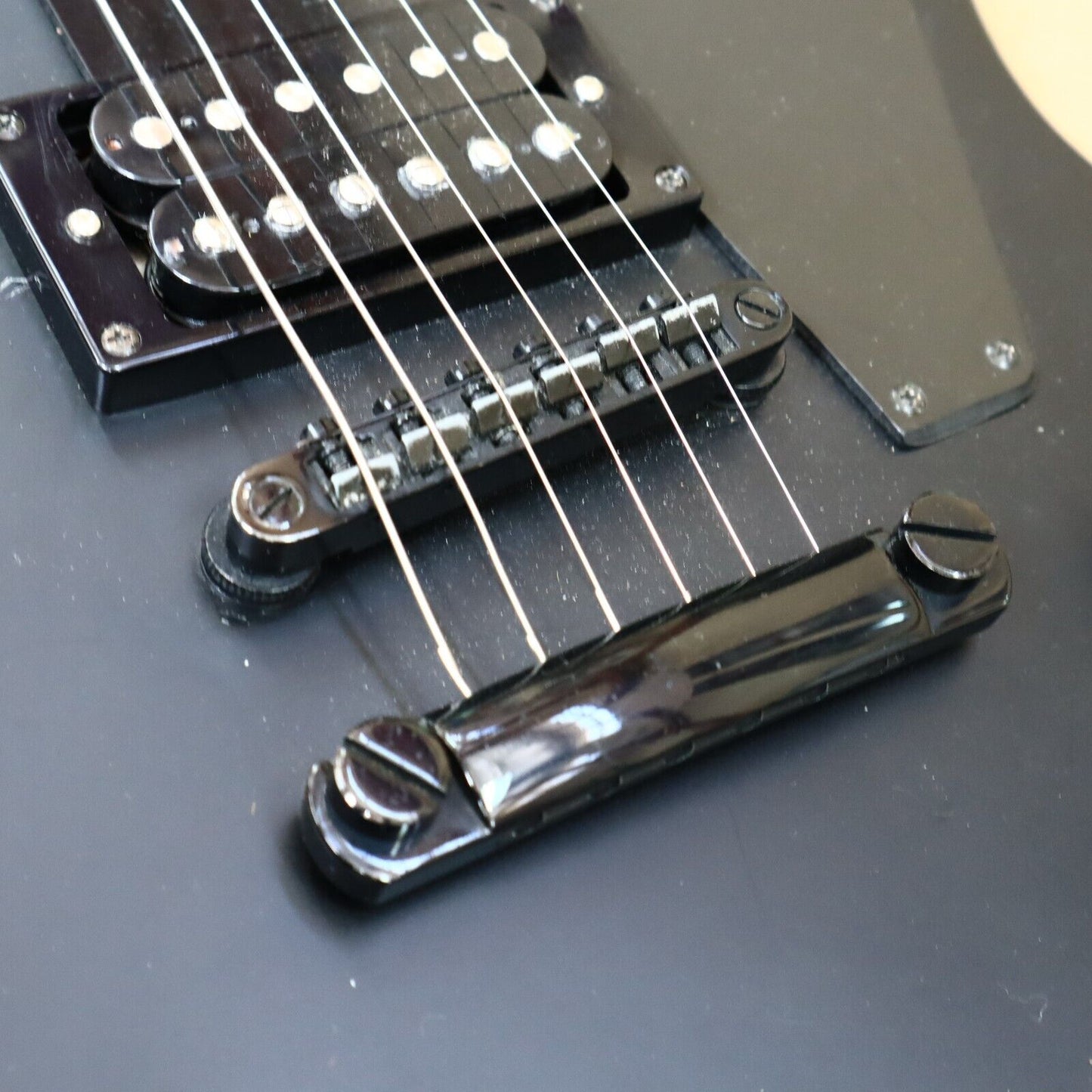 2002 Epiphone '58 Goth Black Explorer Electric Guitar