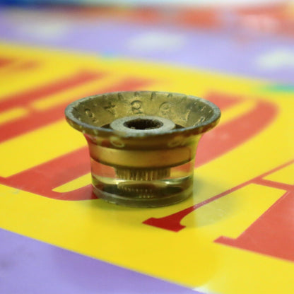 Vintage Gibson Gold Bell Top Hat Knob for Electric Guitars - Single Item
