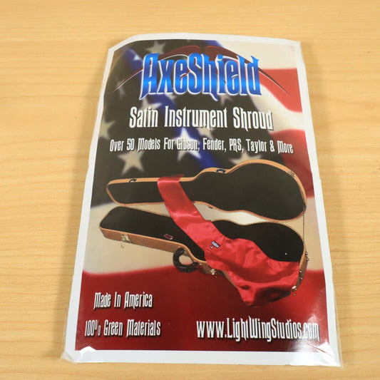 "AxeShield HD" Satin Protection Shroud ATTACHES To LES PAUL Case Black