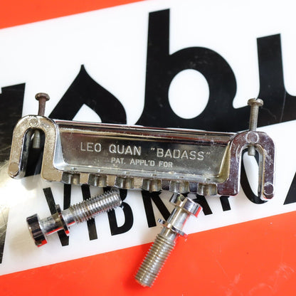 70s Leo Quan Badass Bridge 6 String Pat. App. *For Parts *2 Stripped screws*