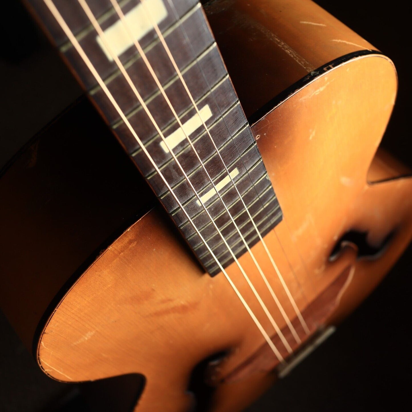 Vintage  S.S. Stewart USA American Archtop Acoustic Guitar
