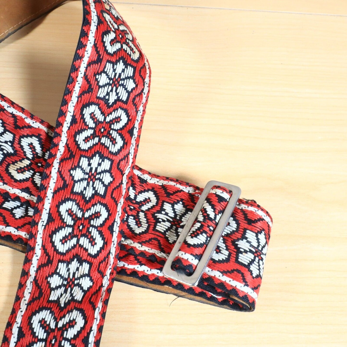 Vtg Kent Hippie Hootenanny Woven Guitar Strap Made in Japan