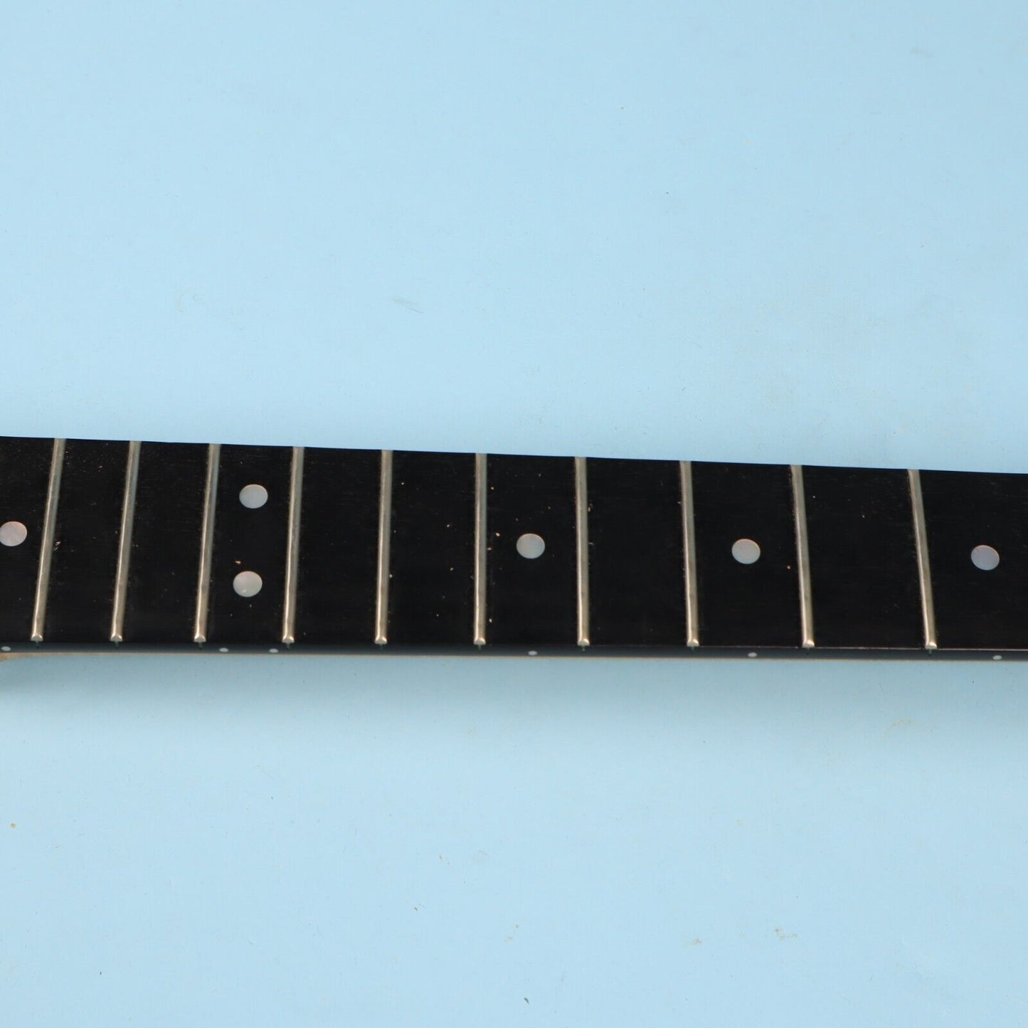 1980's Warmoth Maple Reverse Headstock Locking Nut Guitar Ebony Neck 24.75 Scale