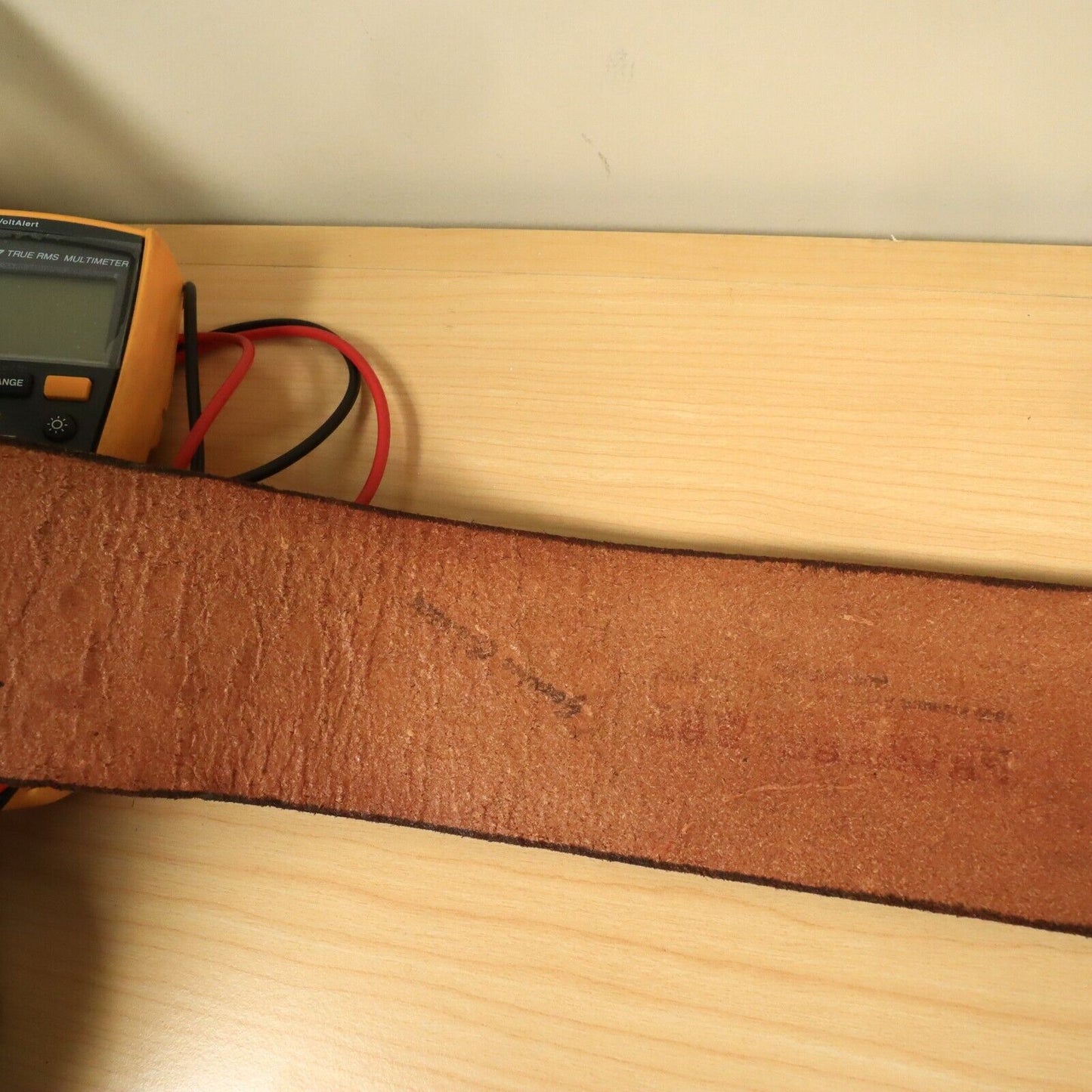 Leather Guitar Strap Laser Engraved Notes Design