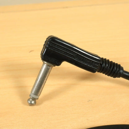 Vintage 1980s Yamaha L-Port 1/4 Inch Guitar Patch Cable- Black