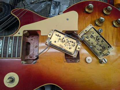 1973 Gibson Les Paul Vintage Standard Conversion Pancake Deluxe Electric Guitar