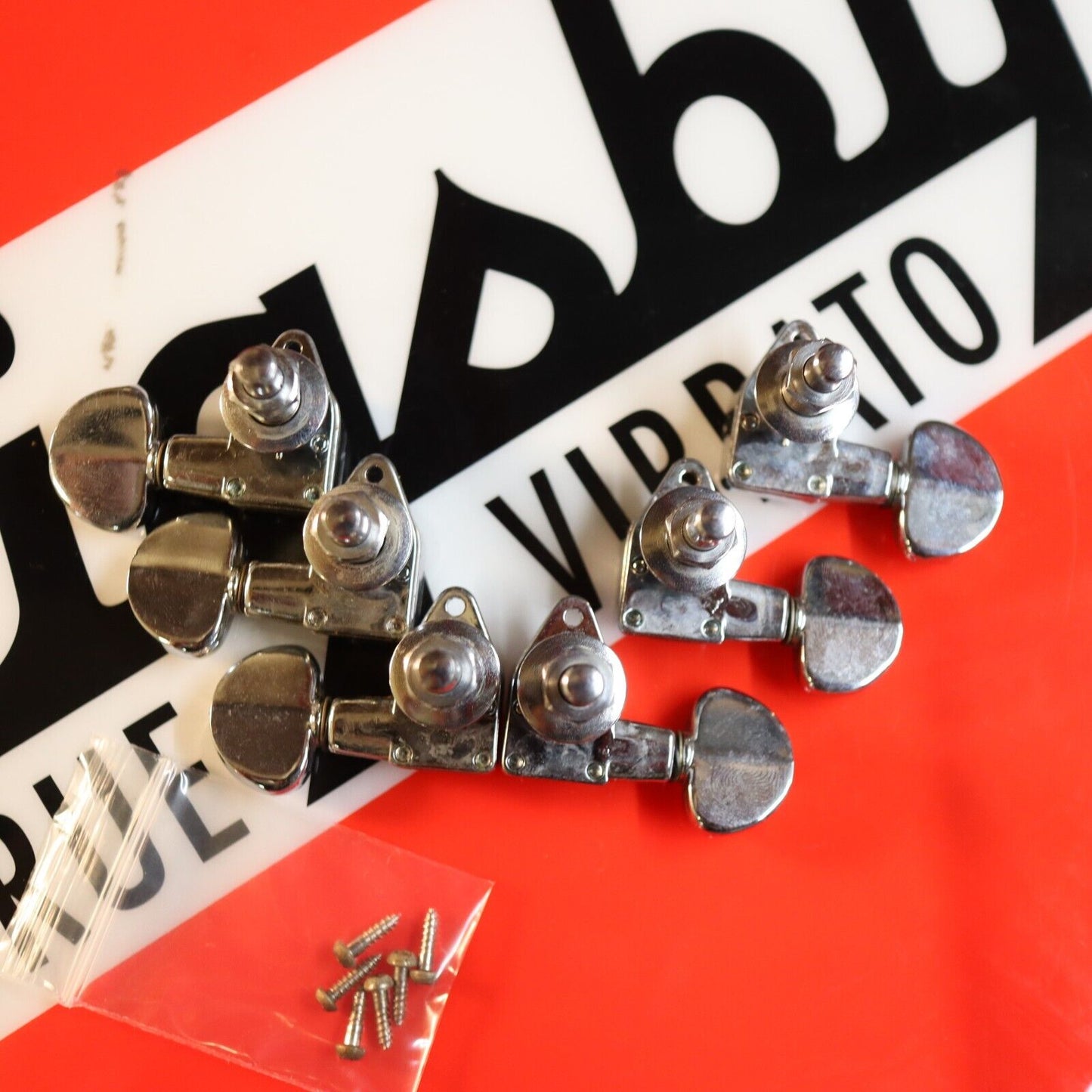 Vintage Grover Rotomatic Les Paul Chrome Guitar Tuner USA American Pat Pend Rare