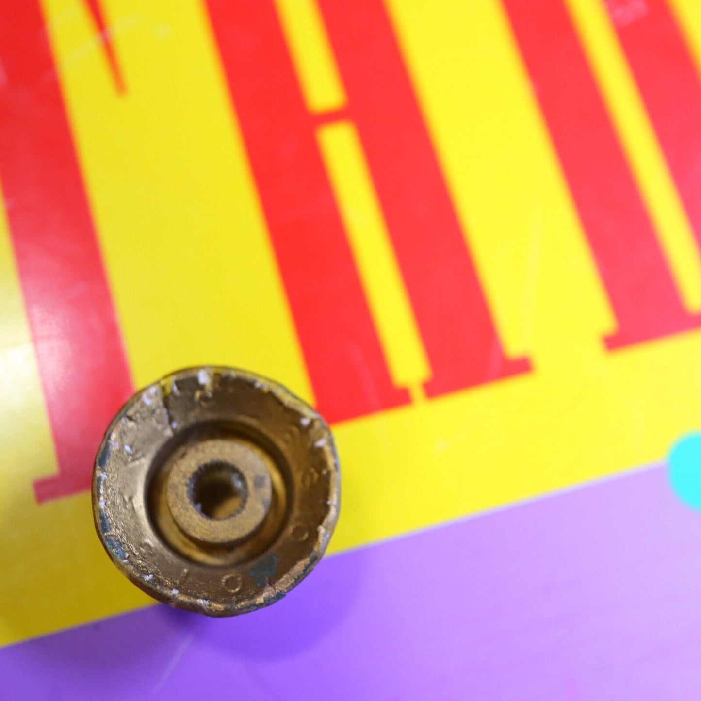 Original 1960's Vintage Gibson Gold Bonnet Reflector Knob Volume SG Les Paul