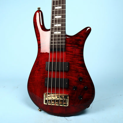 Spector Euro 5 LX 5-String Bass Guitar – Black Cherry Gloss