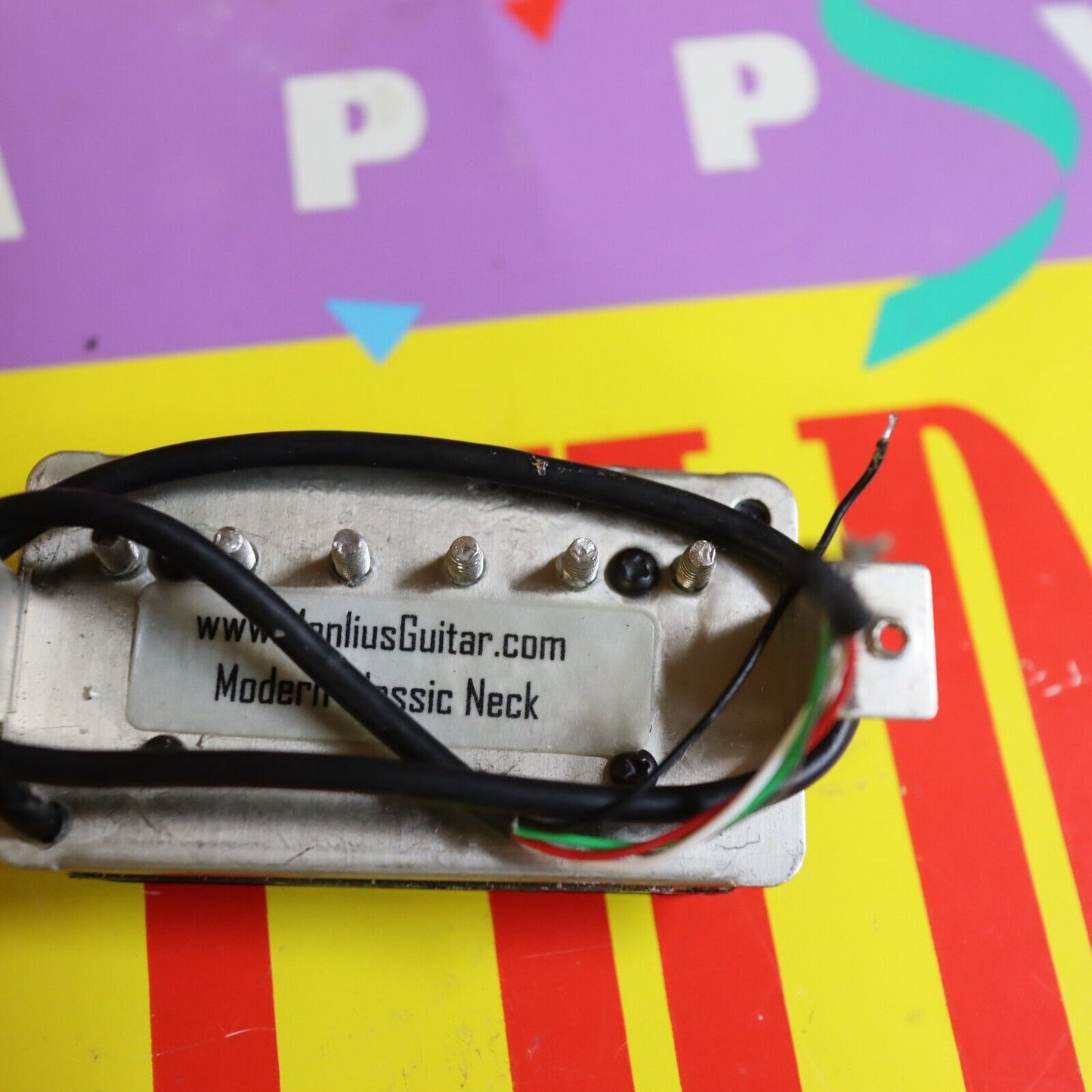 Manlius Humbucking Pickup Modern Classic Zebra Asphalt Neck Syracuse New York