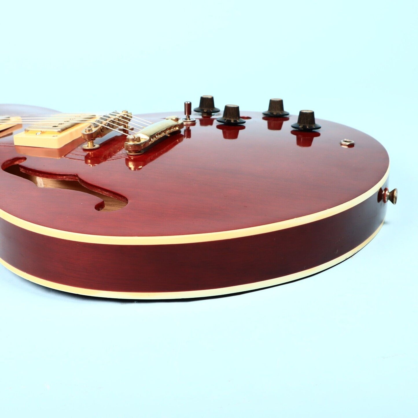 Vintage Seville ES-335 Red Copy Semi-Hollowbody Electric Guitar