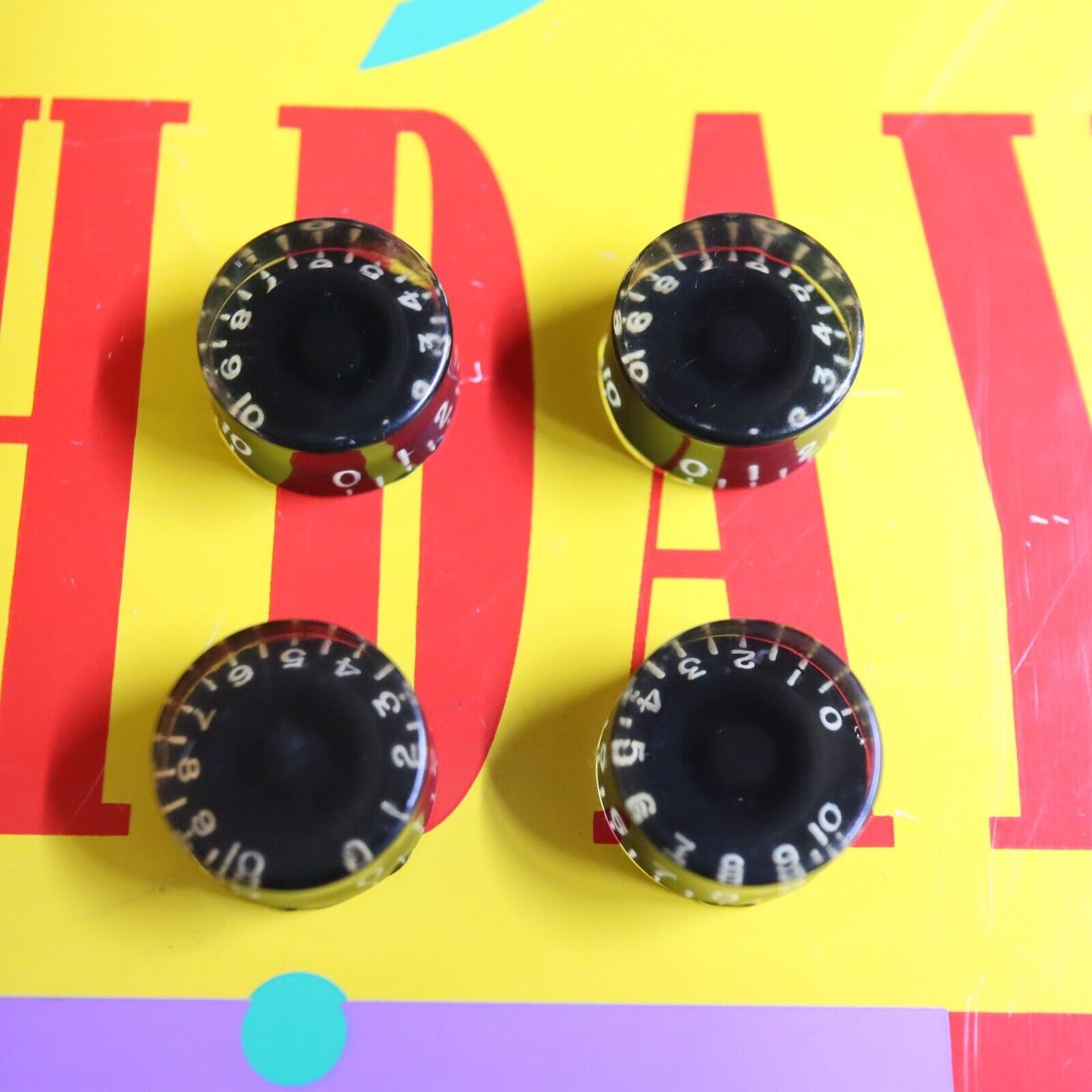 Vintage 1970's USA Gibson Speed Knob Set SG RD Les Paul Explorer Flying V Guitar