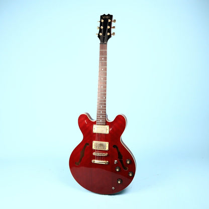 Vintage Seville ES-335 Red Copy Semi-Hollowbody Electric Guitar
