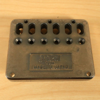 1980 Aria Pro II ZZ Guitar Recessed Bridge Plate Hardtail Vintage Part Japan