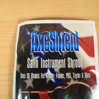 "AxeShield HD" Satin Protection Shroud ATTACHES To LES PAUL Case Black